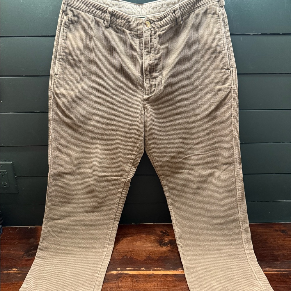 Woolrich Men's Vintage Straight Corduroy Pants in Tan (Actual Fit 36x30)